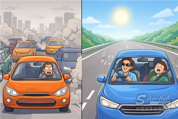 城市通勤 vs 高速长途  不同工况下，机油选择逻辑完全不同
