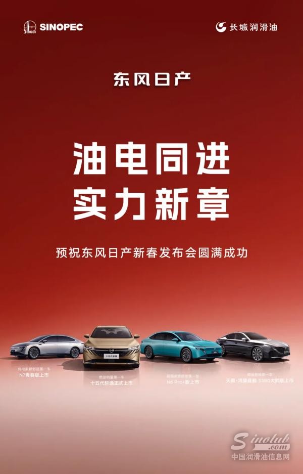 航天级润滑守护 共启新征程 | 中国石化长城润滑油预祝东风日产春季发布会圆满成功