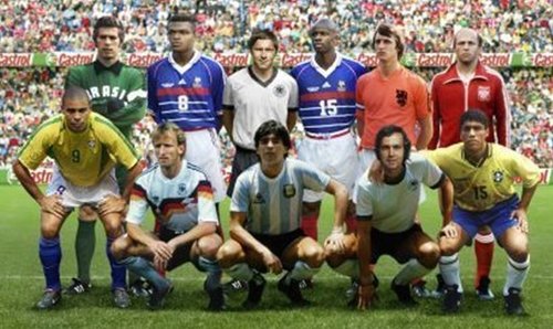 嘉实多揭示世界杯史上最强十一人