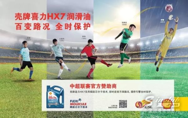 壳牌携中超球星，打造首支喜力润滑油中超广告大片！