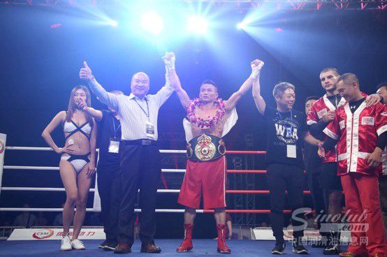统一润滑油WBA中国职业拳击冠军联赛上海站闭幕
