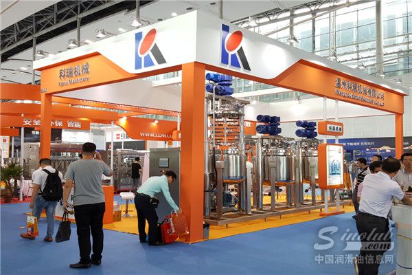 第十七届中国润滑油品展现场直击 科瑞机械展台风采