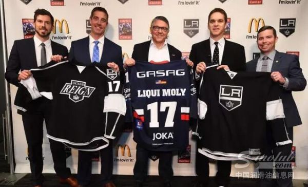德国力魔赞助世界顶尖冰球队——洛杉矶国王队