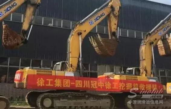 【龙润润滑油】助力灾后的那一抹动人的“黄”