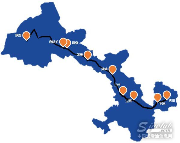 美孚黑霸王建设河西走廊润滑服务网络