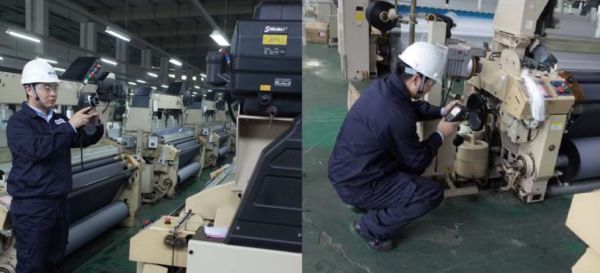 埃克森美孚工程师现场检测设备多臂及主齿轮箱温度