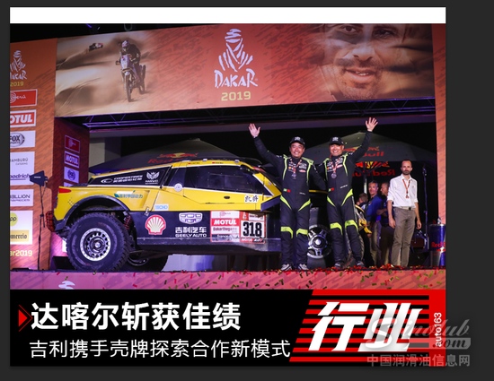 达喀尔斩获佳绩 吉利携手壳牌探索合作新模式