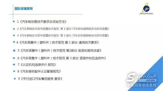 汽车后市场17项团体标准集中亮相！