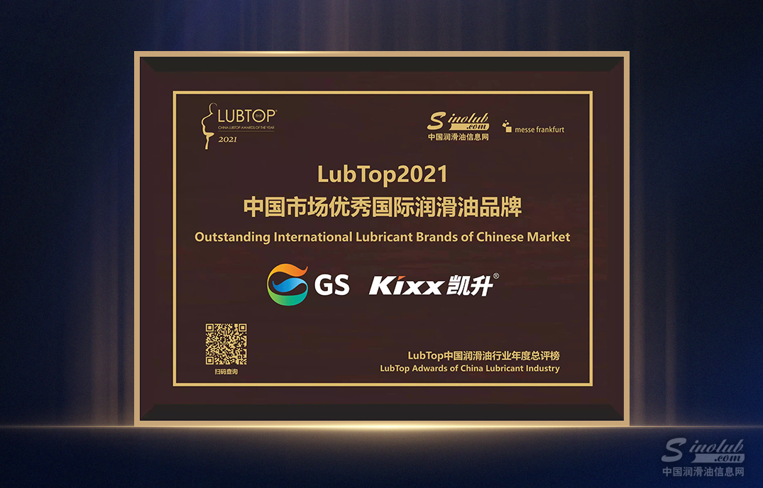 Kixx凯升荣膺殊荣 “LubTop”、“雅森”美誉相赠