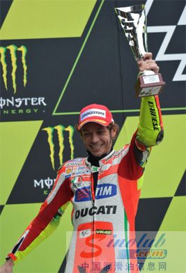壳牌爱德王子助力杜卡迪闪耀MotoGP 罗西荣登勒芒领奖台