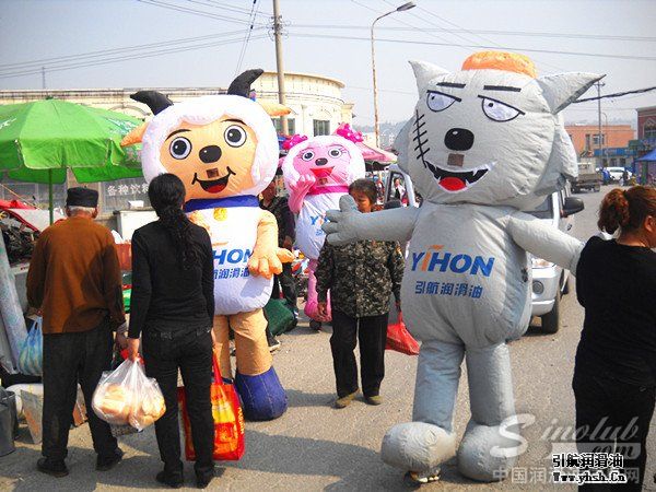 引航“美羊羊”、“灰太狼”助力舞台车科普宣传活动