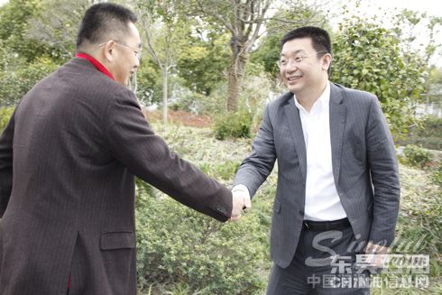 中国当代杰出广告人江南春到访东昊石油