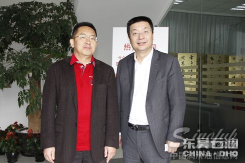 中国当代杰出广告人江南春到访东昊石油