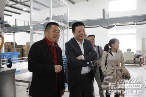 中国当代杰出广告人江南春到访东昊石油