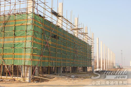 康普顿黄岛工业园实验楼封顶