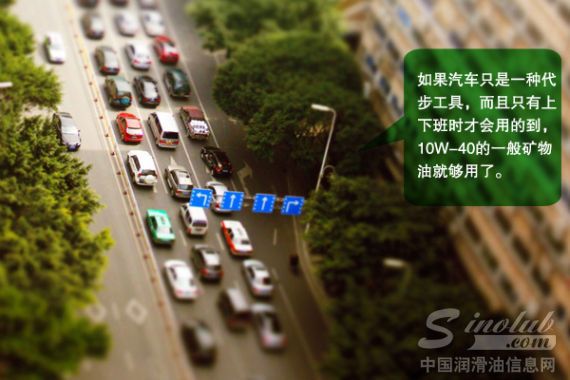 一般代步的话，10W-40的一般矿物油就够用了
