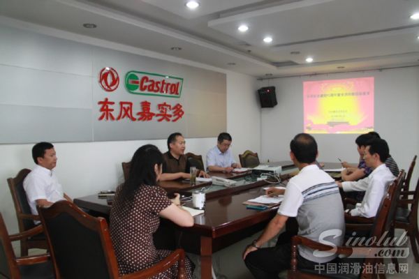 党总支副书记毛方劲主持会议，党总支书记、公司副总经理杨洁