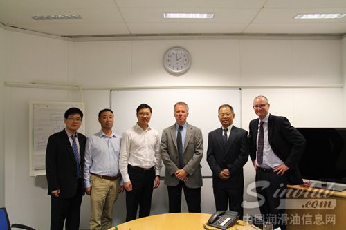 康普顿总经理王爱君一行访问路博润欧洲总部