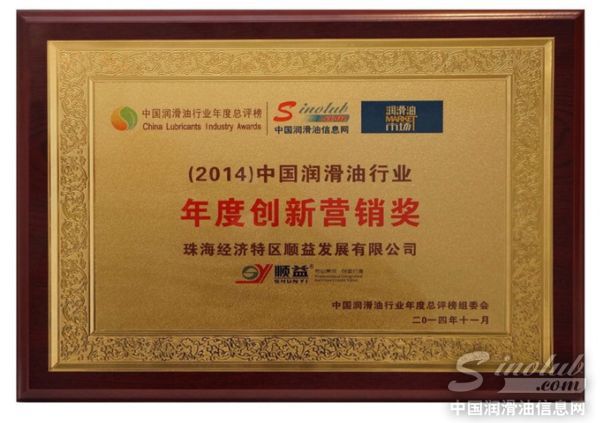 行业年度创新营销奖